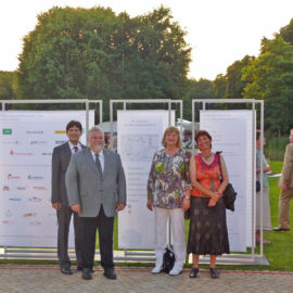 Beim Sommerfest des Bundespräsidenten