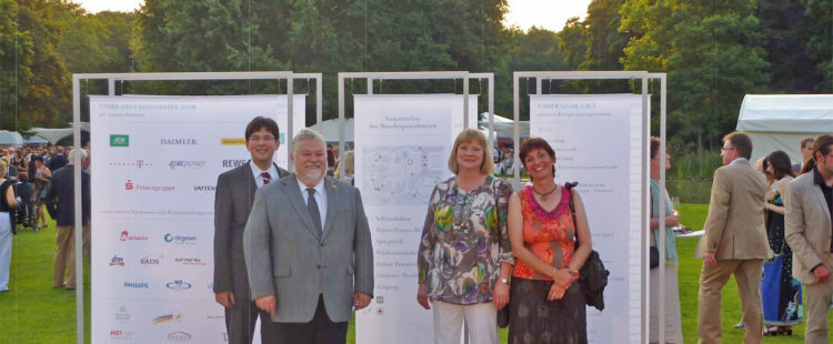 Beim Sommerfest des Bundespräsidenten